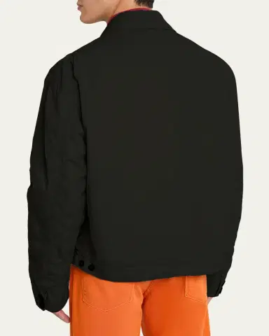 Massimo Alba Men's Water-Repellent Nylon Shirt Jacket | Thumbnail 3