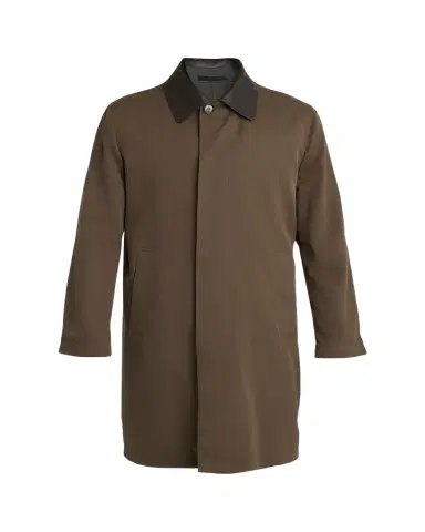Brioni Men's Reversible Cotton and Silk Car Coat | Thumbnail 1