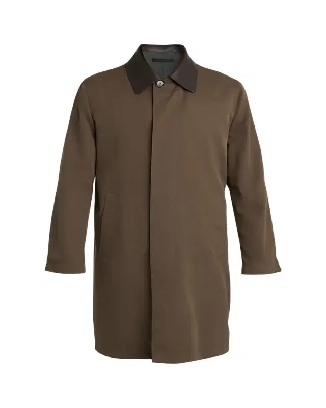 Men's Reversible Cotton and Silk Car Coat