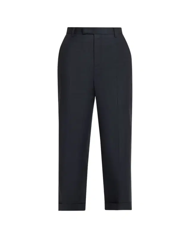Louis Linen-Wool Cropped Trousers