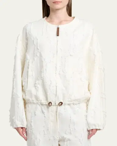 Proenza Schouler White Label Madigan Cotton-Blend Jacquard Jacket | Thumbnail 4