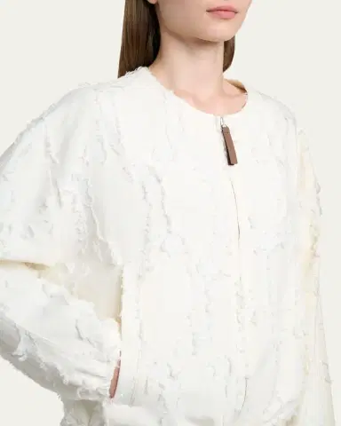 Proenza Schouler White Label Madigan Cotton-Blend Jacquard Jacket | Thumbnail 5