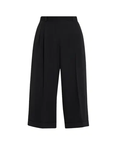 The Row Lior Double-Pleated Wide-Leg Ankle Pants | Thumbnail 1 The Row Lior Double-Pleated Wide-Leg Ankle Pants | Thumbnail 1