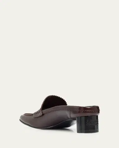 MM6 MAISON MARGIELA Swing Toe Leather Mule Loafers | Thumbnail 2 MM6 MAISON MARGIELA Swing Toe Leather Mule Loafers | Thumbnail 2