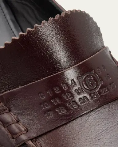 MM6 MAISON MARGIELA Swing Toe Leather Mule Loafers | Thumbnail 3 MM6 MAISON MARGIELA Swing Toe Leather Mule Loafers | Thumbnail 3