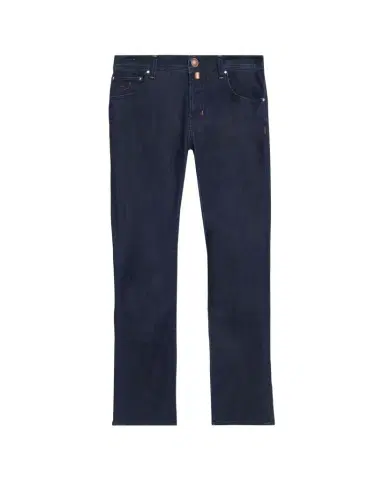 Jacob Cohen Men's Slim Straight-Leg Dark-Wash Denim Jeans | Thumbnail 1 Jacob Cohen Men's Slim Straight-Leg Dark-Wash Denim Jeans | Thumbnail 1