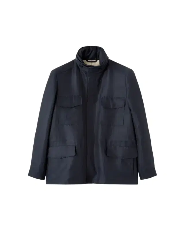 Men's Traveller Linen and Silk Field Jacket