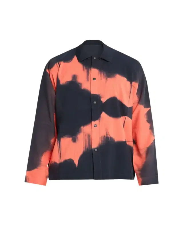 Men's Itajime Dyed Button-Front Shirt