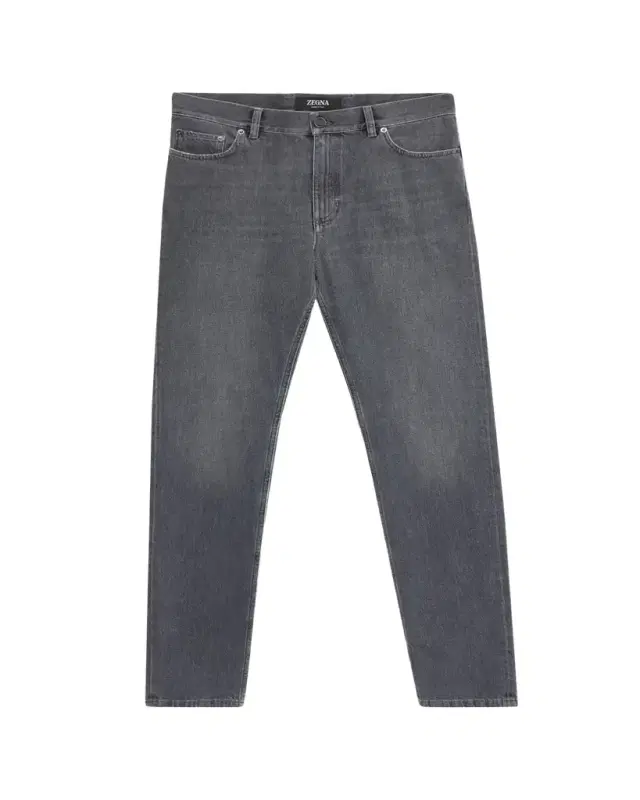 ZEGNA Men's City Grey Denim Slim-Straight Fit Jeans