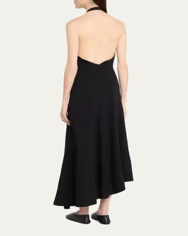A.L.C. Celina Linen-Blend Halter Dress | Thumbnail 3