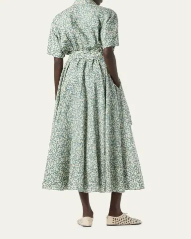 Loro Piana Shelly Floral-Print Linen Shirtdress | Thumbnail 3