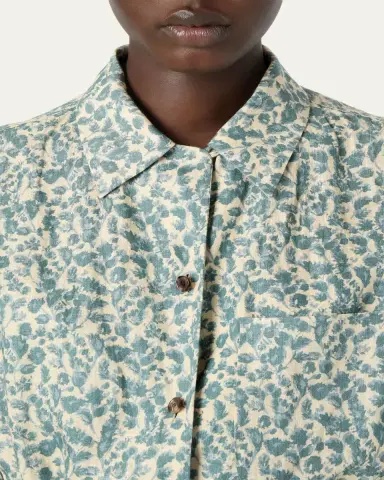Loro Piana Shelly Floral-Print Linen Shirtdress | Thumbnail 5