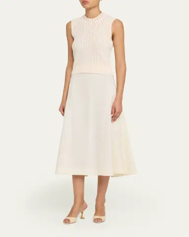 Jason Wu Collection Openwork Cable Knit Sleeveless Sweater | Thumbnail 2 Jason Wu Collection Openwork Cable Knit Sleeveless Sweater | Thumbnail 2