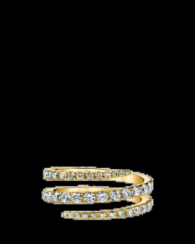 Anita Ko 18K Yellow Gold Diamond Coil Ring | Thumbnail 2 Anita Ko 18K Yellow Gold Diamond Coil Ring | Thumbnail 2