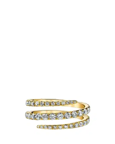 Anita Ko 18K Yellow Gold Diamond Coil Ring | Thumbnail 1 Anita Ko 18K Yellow Gold Diamond Coil Ring | Thumbnail 1