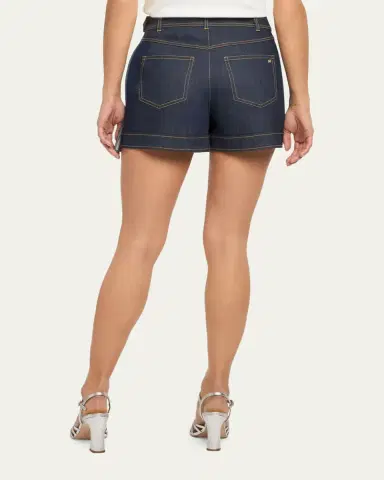 Cinq à Sept Larsa Denim Skort | Thumbnail 2