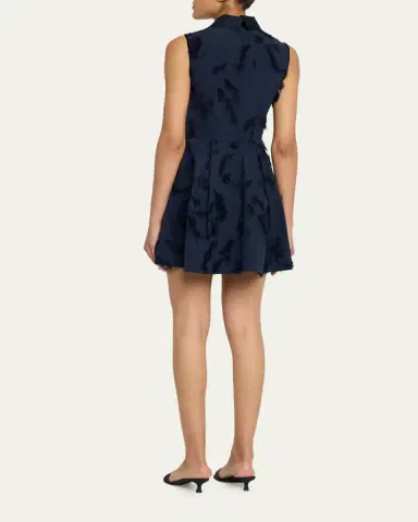 Jason Wu Collection Sleeveless Fringed Cotton Fil Coupe Mini Shirtdress | Thumbnail 3 Jason Wu Collection Sleeveless Fringed Cotton Fil Coupe Mini Shirtdress | Thumbnail 3