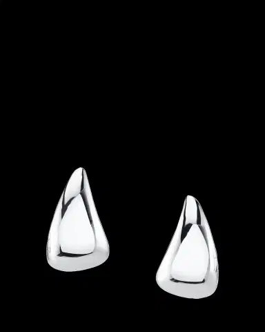 Anita Ko 18K White Gold Plain Claw Earrings | Thumbnail 2 Anita Ko 18K White Gold Plain Claw Earrings | Thumbnail 2