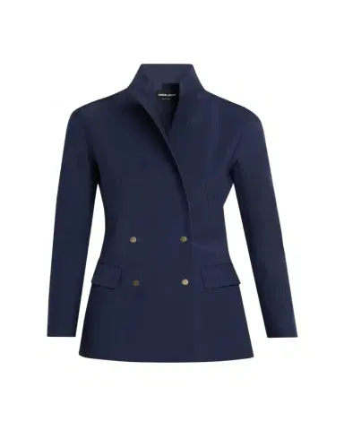 Giorgio Armani Structured Scuba Double-Breasted Jackets | Thumbnail 1 Giorgio Armani Structured Scuba Double-Breasted Jackets | Thumbnail 1