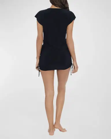 Magicsuit Shirred V-Neck Beach Dress | Thumbnail 2 Magicsuit Shirred V-Neck Beach Dress | Thumbnail 2