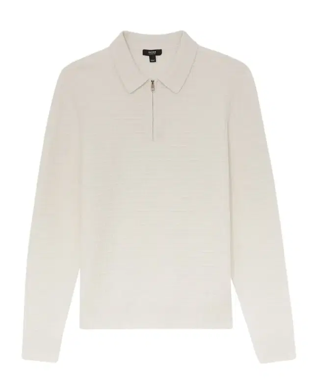 Men 's Hamilton Wool Waffle-Knit Half-Zip Polo Shirt