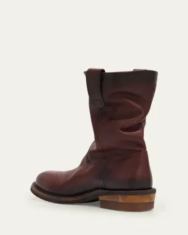 Miu Miu Foule Leather Mid-Calf Boots | Thumbnail 9
