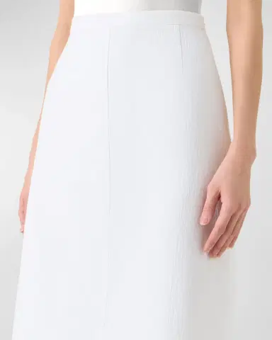 Akris Textured Cotton Knee-Length Skirt | Thumbnail 5