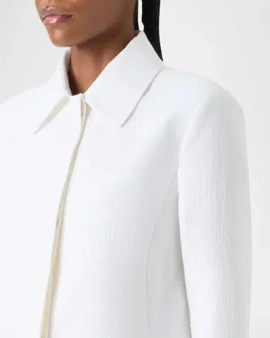 Akris Lewitt Cropped Double-Face Cotton Jacket | Thumbnail 5 Akris Lewitt Cropped Double-Face Cotton Jacket | Thumbnail 5