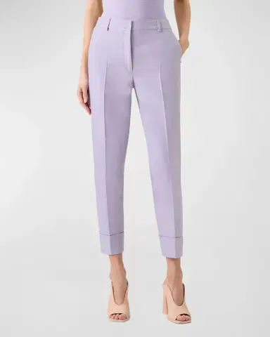 Akris Maxima Cotton Silk Cropped Pants | Thumbnail 2 Akris Maxima Cotton Silk Cropped Pants | Thumbnail 2