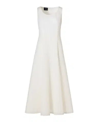 Akris Grid Seersucker Sleeveless Midi Dress | Thumbnail 1 Akris Grid Seersucker Sleeveless Midi Dress | Thumbnail 1