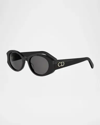 Dior Glow B3I 51mm Acetate Oval Sunglasses | Thumbnail 2