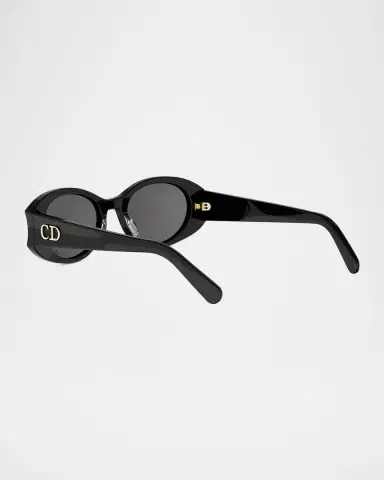 Dior Glow B3I 51mm Acetate Oval Sunglasses | Thumbnail 4