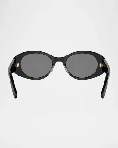 Dior Glow B3I 51mm Acetate Oval Sunglasses | Thumbnail 5