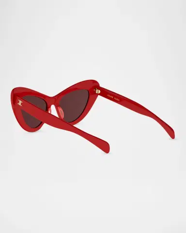 Celine Triomphe Mini HD 52mm Cat-Eye Sunglasses | Thumbnail 4 Celine Triomphe Mini HD 52mm Cat-Eye Sunglasses | Thumbnail 4