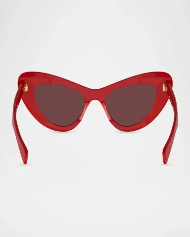 Celine Triomphe Mini HD 52mm Cat-Eye Sunglasses | Thumbnail 5 Celine Triomphe Mini HD 52mm Cat-Eye Sunglasses | Thumbnail 5