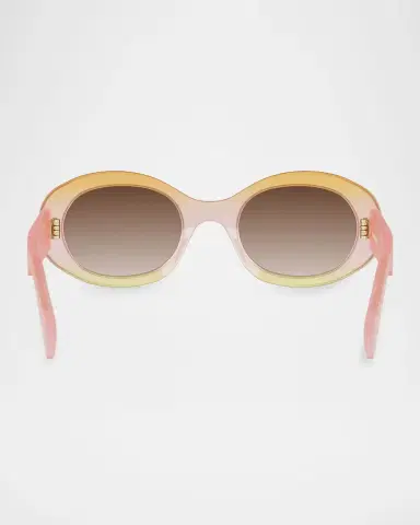 Celine Triomphe 52mm Oval Sunglasses | Thumbnail 5 Celine Triomphe 52mm Oval Sunglasses | Thumbnail 5