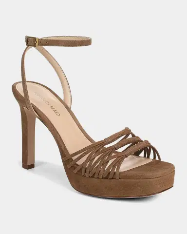 Veronica Beard 100mm Beverlee Suede Platform Sandals | Thumbnail 2