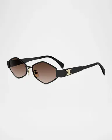 Celine Triomphe 52mm Metal Geometric Sunglasses | Thumbnail 2 Celine Triomphe 52mm Metal Geometric Sunglasses | Thumbnail 2