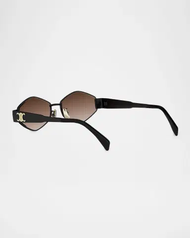 Celine Triomphe 52mm Metal Geometric Sunglasses | Thumbnail 4 Celine Triomphe 52mm Metal Geometric Sunglasses | Thumbnail 4