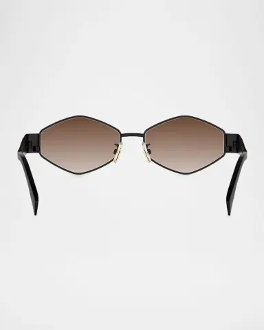 Celine Triomphe 52mm Metal Geometric Sunglasses | Thumbnail 5 Celine Triomphe 52mm Metal Geometric Sunglasses | Thumbnail 5