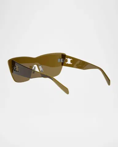 CELINE Sundown Shade Cat-Eye Shield Sunglasses | Thumbnail 4