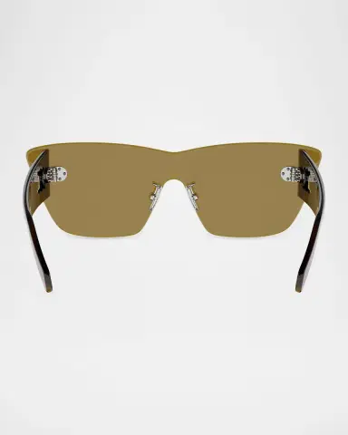 CELINE Sundown Shade Cat-Eye Shield Sunglasses | Thumbnail 5