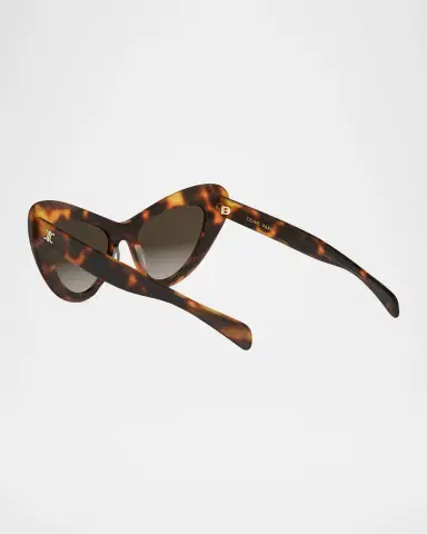Celine Triomphe Mini HD 52mm Cat-Eye Sunglasses | Thumbnail 4