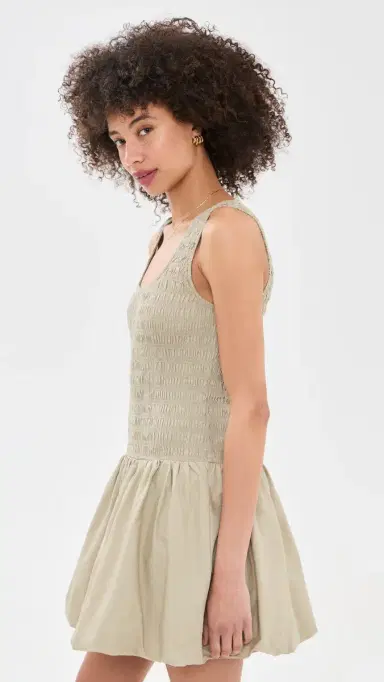 Pistola Ilona Bubble Hem Dress Mist L | Thumbnail 4