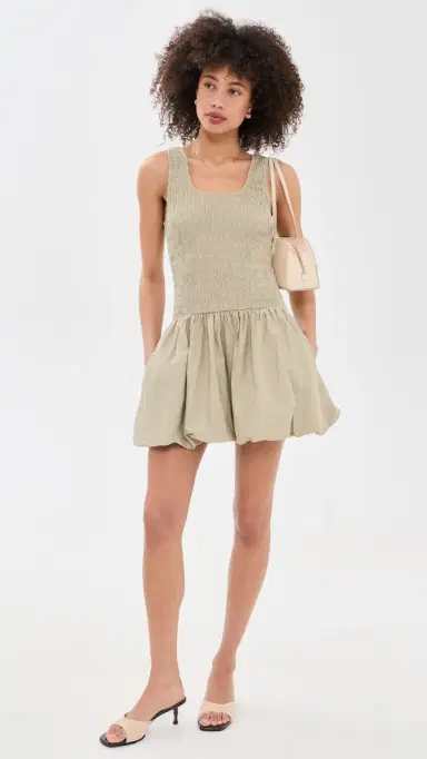 Pistola Ilona Bubble Hem Dress Mist L | Thumbnail 5