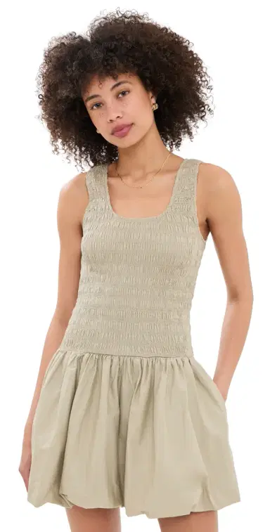 Pistola Ilona Bubble Hem Dress Mist L | Thumbnail 1