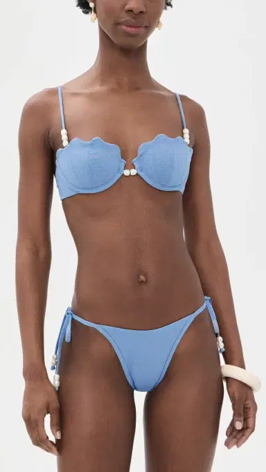 LSPACE Bitsy Lucia Bikini Bottoms Chambray | Thumbnail 4
