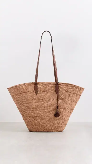 Hunting Season The Large Trapeze Basket Nuez/Cognac One Size | Thumbnail 2