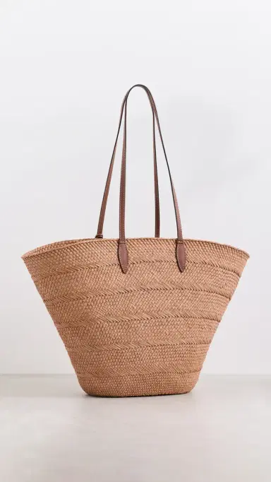 Hunting Season The Large Trapeze Basket Nuez/Cognac One Size | Thumbnail 4