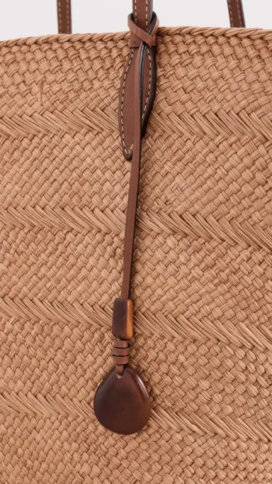 Hunting Season The Large Trapeze Basket Nuez/Cognac One Size | Thumbnail 5